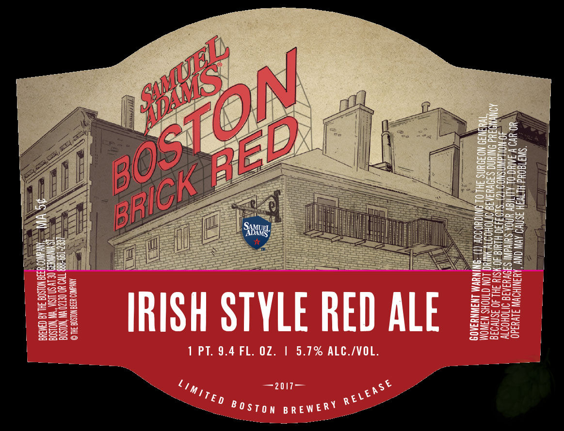 Samuel Adams Boston Brick Red Irish Style Red Ale