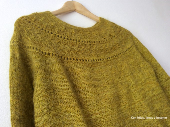 Con hilos, lanas y botones: Jersey Hardy (patrón de Lola Dacosta)