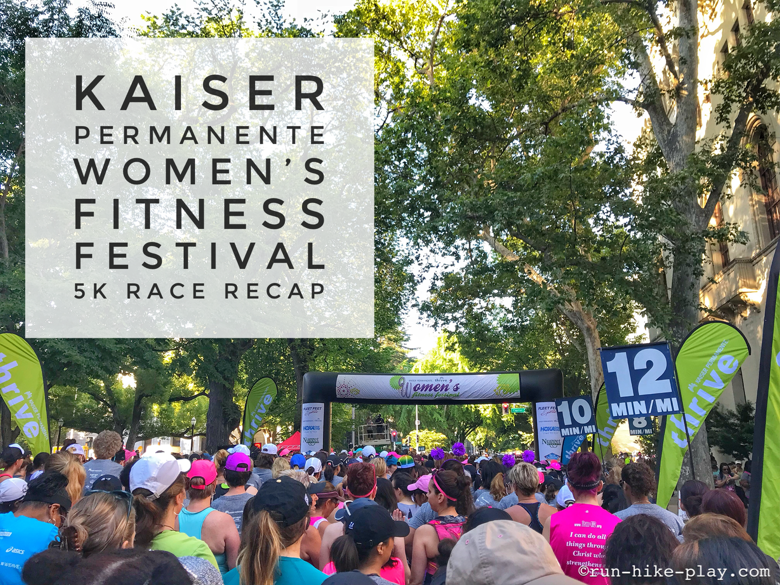 RunHikePlay Kaiser Permanente Women's Fitness Festival 5K Race Recap