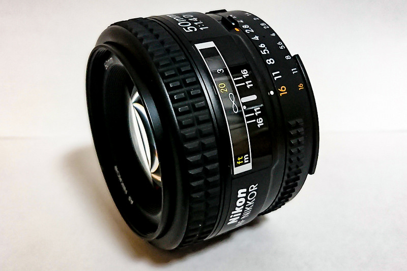 最終価格】実写あり☆AF NIKKOR 50mm F1.4D 明るい標準レンズ-