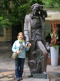 Andersen en Plaza Hviezdoslavovo de Bratislava