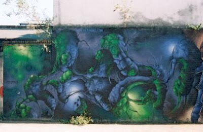 Graffiti wall - Graffiti mural - Graffiti paint