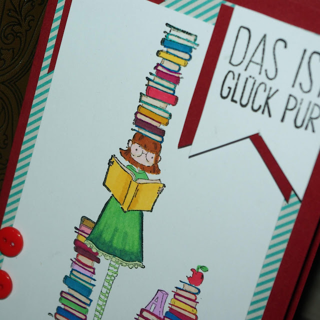 [DIY] Grußkarte für alle Bücherwürmer Das ist Glück pur! 