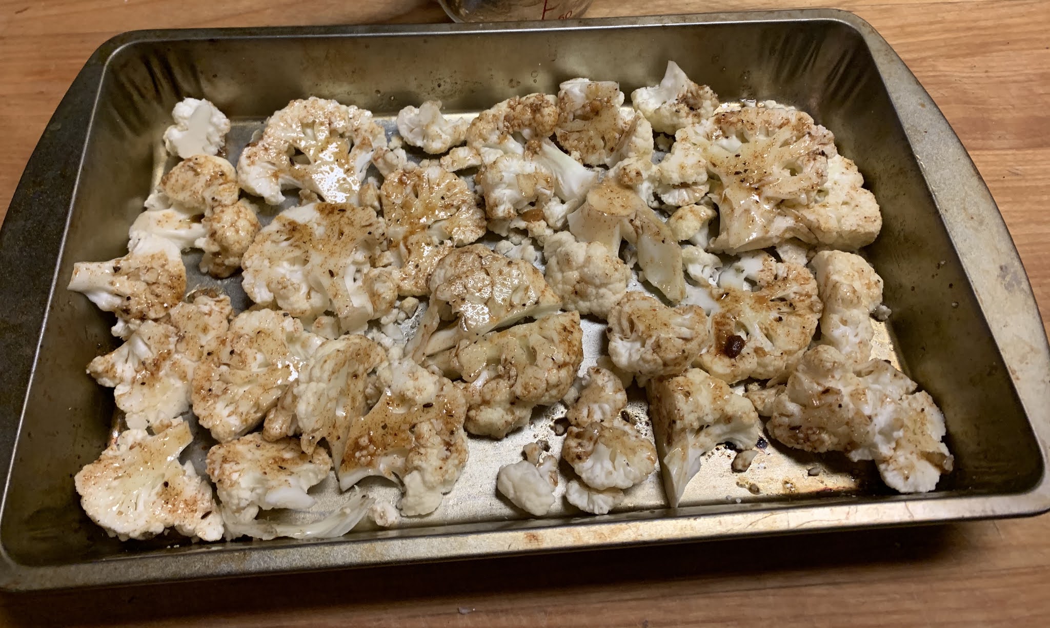 Cooking with Barry & Meta Roasted Cauliflower Florets