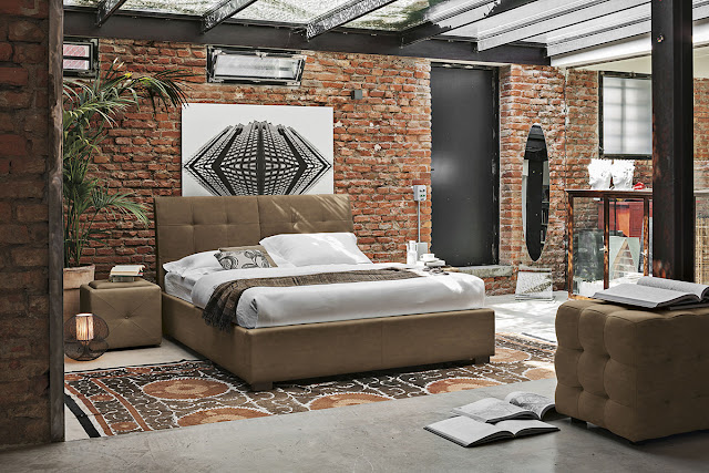 modern master bedroom