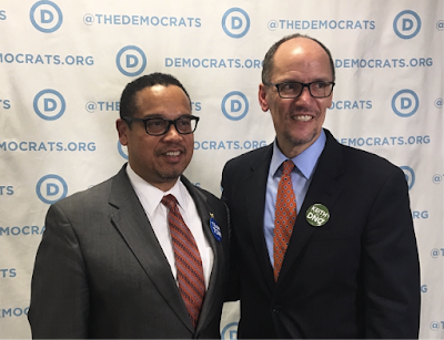 Keith Ellison (I) y Tom Perez (D), nuevos líderes del Democratic National Committee