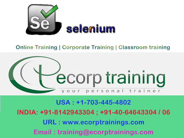 selenium online training hyderabad