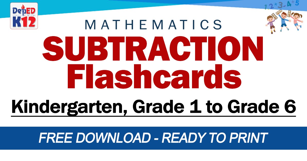 Kg Subtraction Worksheets