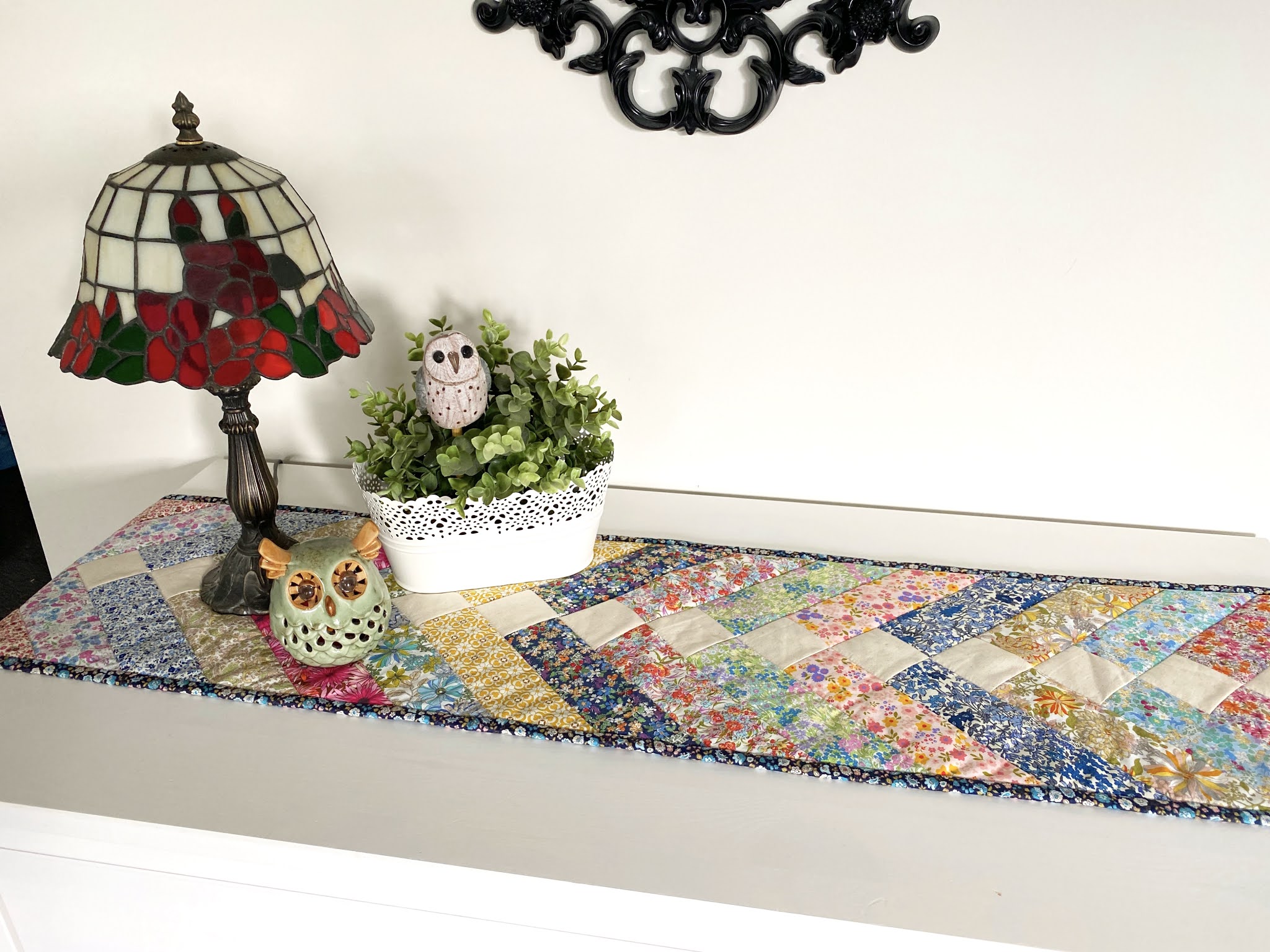 Tiny Floral Braid Table Runner Samelia's Mum