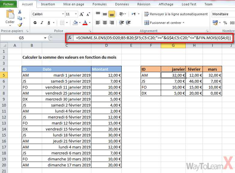 Mise à jour 86 imagen formule mois année excel - Bille Brousse