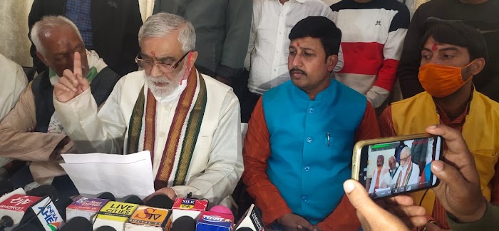किसानों के नाम पर विपक्षी दल कर रहे हैं राजनीति:-अश्विनी चौबे।