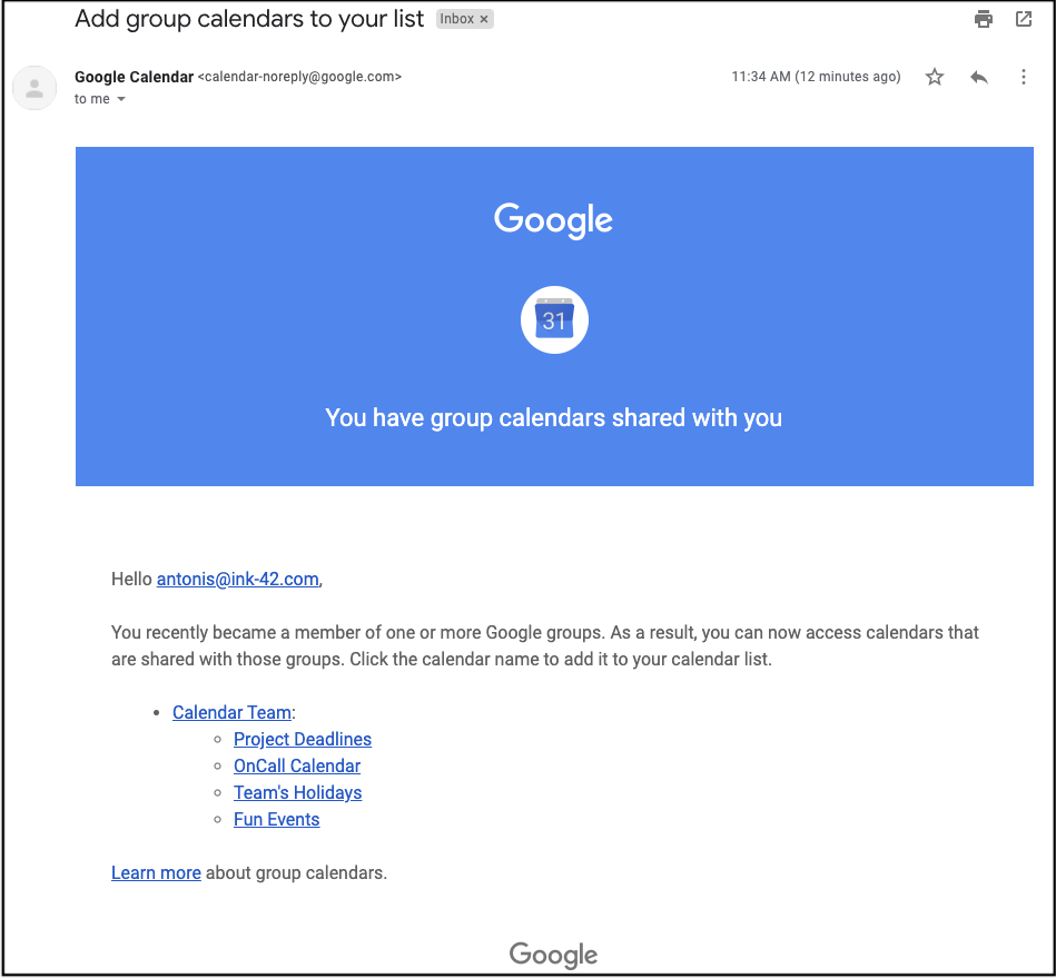 Google Groups - Use your Google Group as an email list