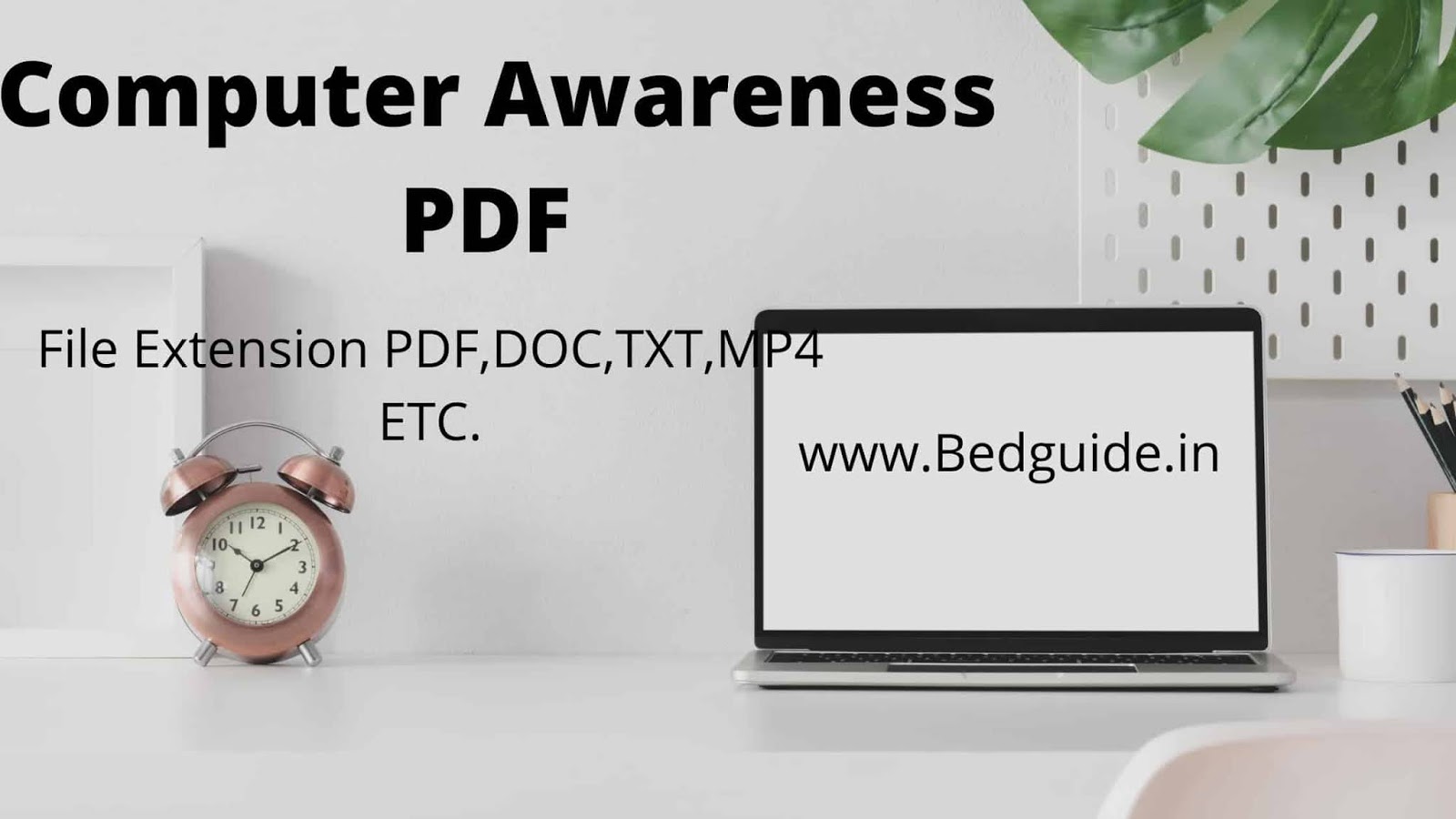 Important File Extension List With Full Form PDF