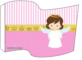 Angel Girl, Food Toppers or Flags 