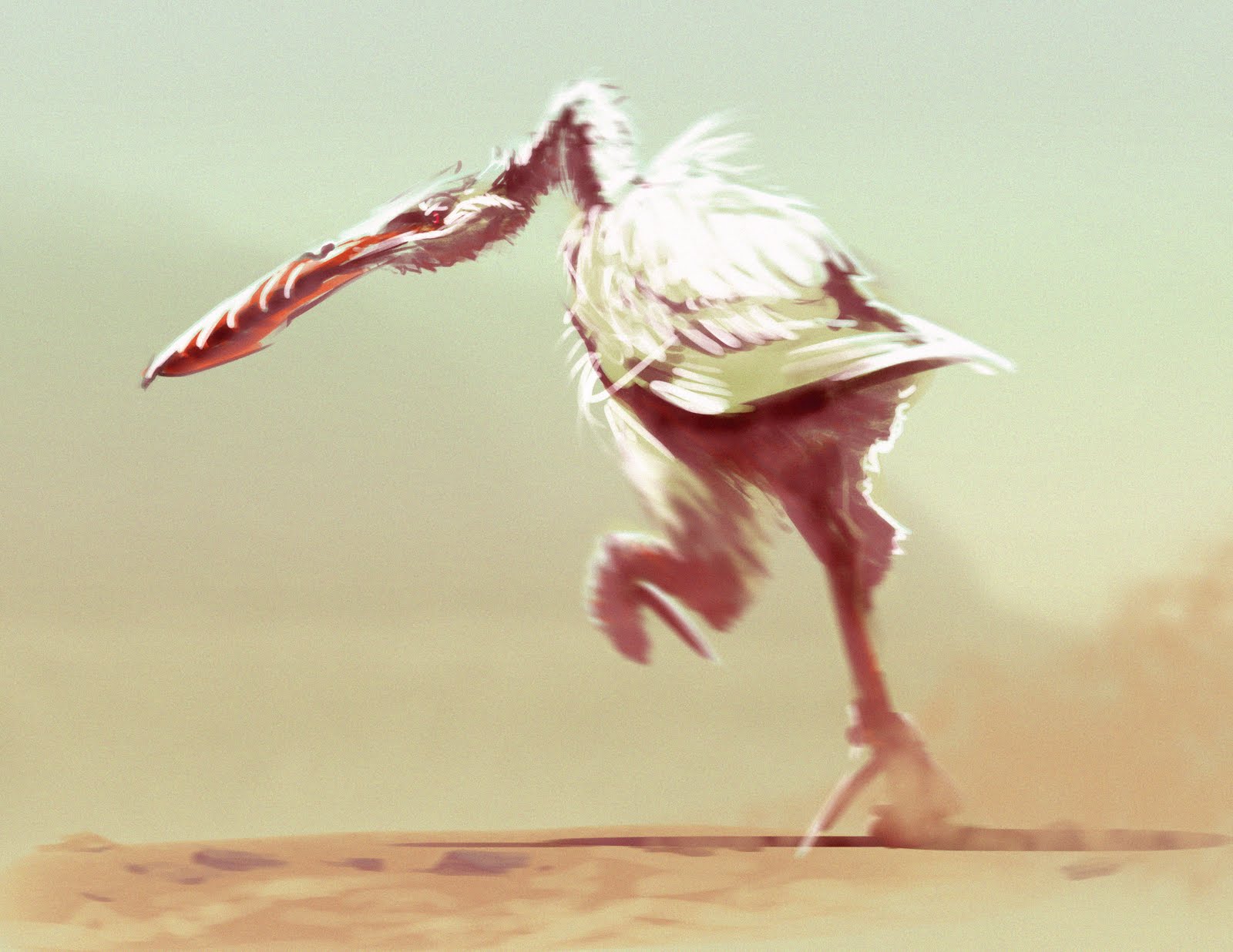 terror bird sketch terror bird sketch