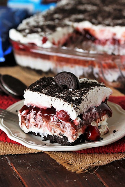 No-Bake Black Forest Yum Yum-image