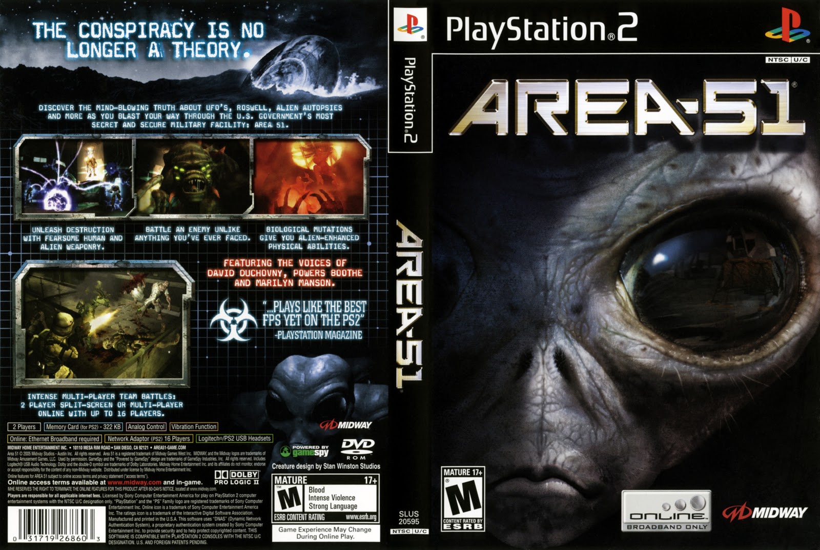 Extreme Games X PS2 PS2 Area 51 NTSC extreme-games-x-ps2-ps2-area-51-ntsc