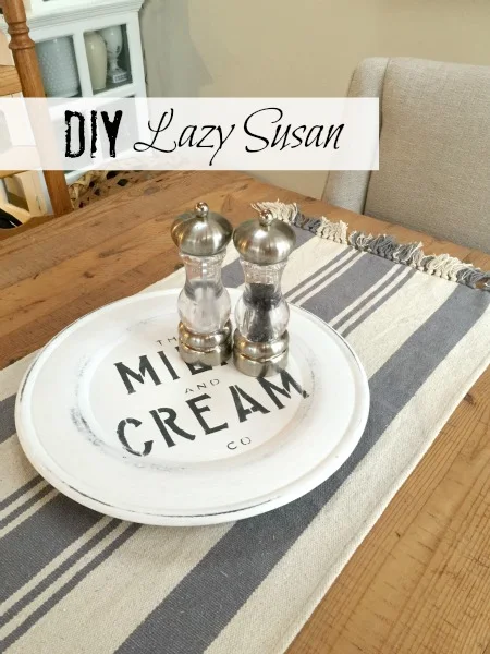 Building A Rotating Display Plate From A Lazy Susan