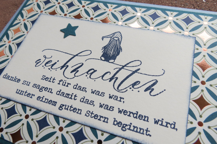Spruch-Weihnachtskarte 2019