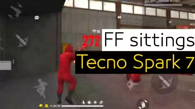Free fire best settings for headshot Tecno Spark 7: Sensi and dpi