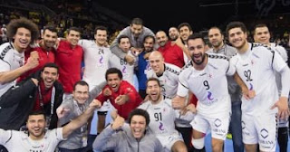 فوز المنتخب المصري لكرة اليد علي نظيرة الالماني في بطولة كاس العالم التي اقيمت بمقدونيا 
