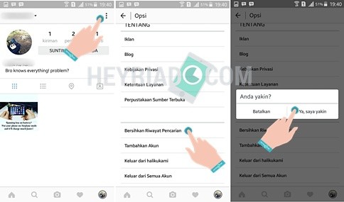 Cara Menghapus Aktivits Pencarian Instagram Cara Menghapus Aktivits Pencarian Instagram