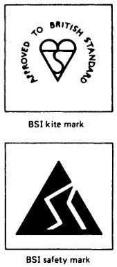BSI Kite Mark and Safety Mark