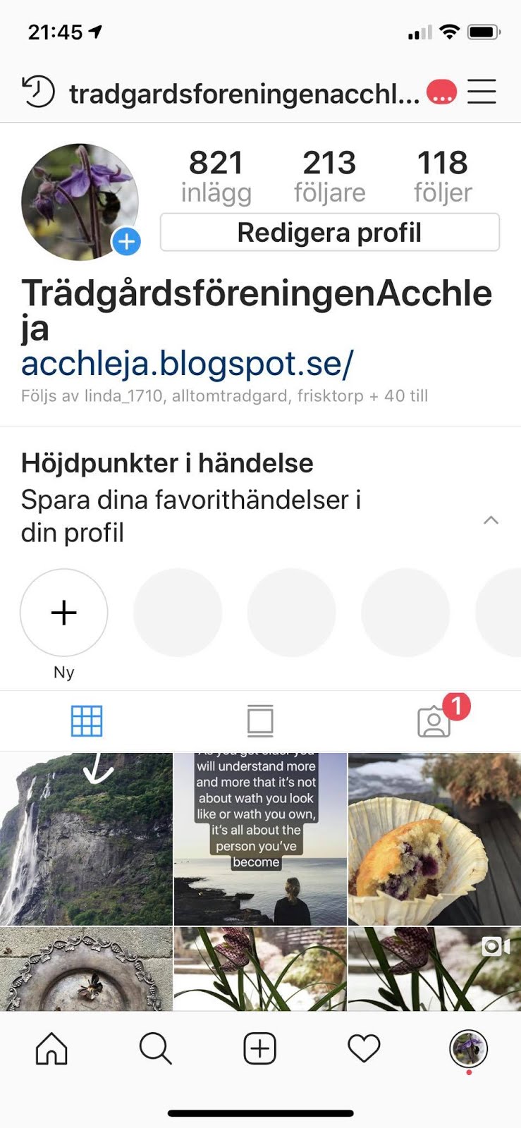 Vi finns på Instagram.