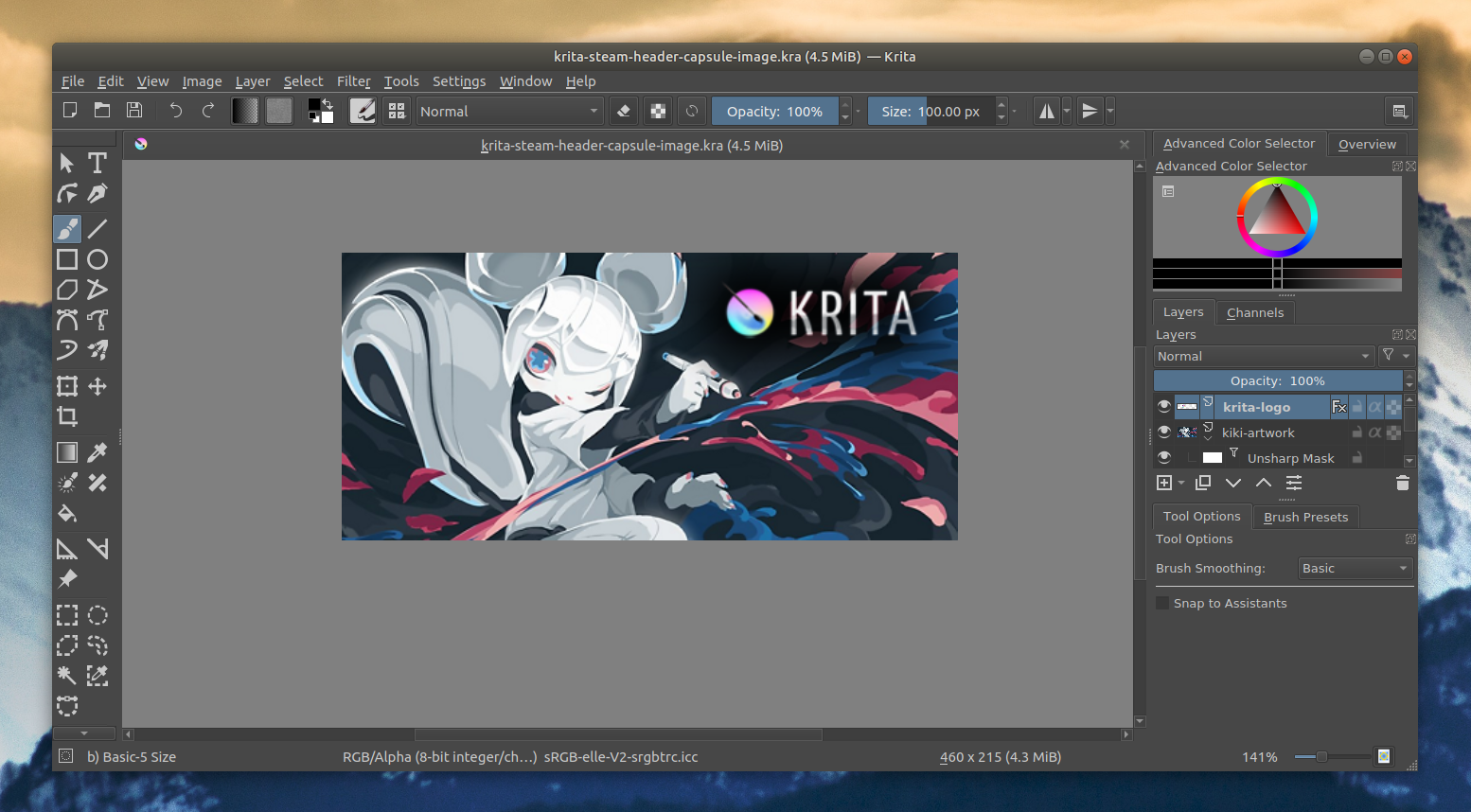 Free Painting Software Krita  Released With New Reference Images Tool,  Option To Save And Load Sessions, More - Linux Uprising Blog