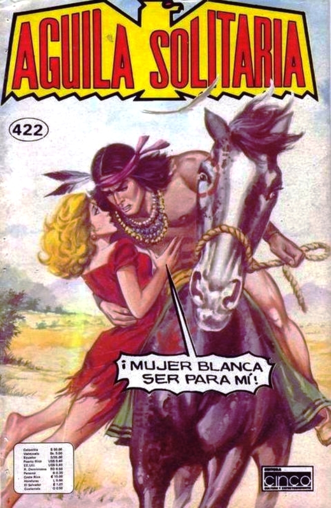 Aguila Solitaria #422 La Cruz de Sangre-COVERS COMICS CAPAS DE GIBI