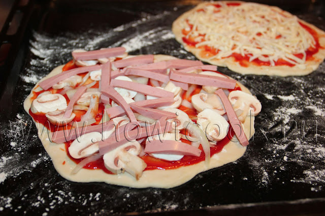 рецепт мини-пиццы с пошаговыми фото