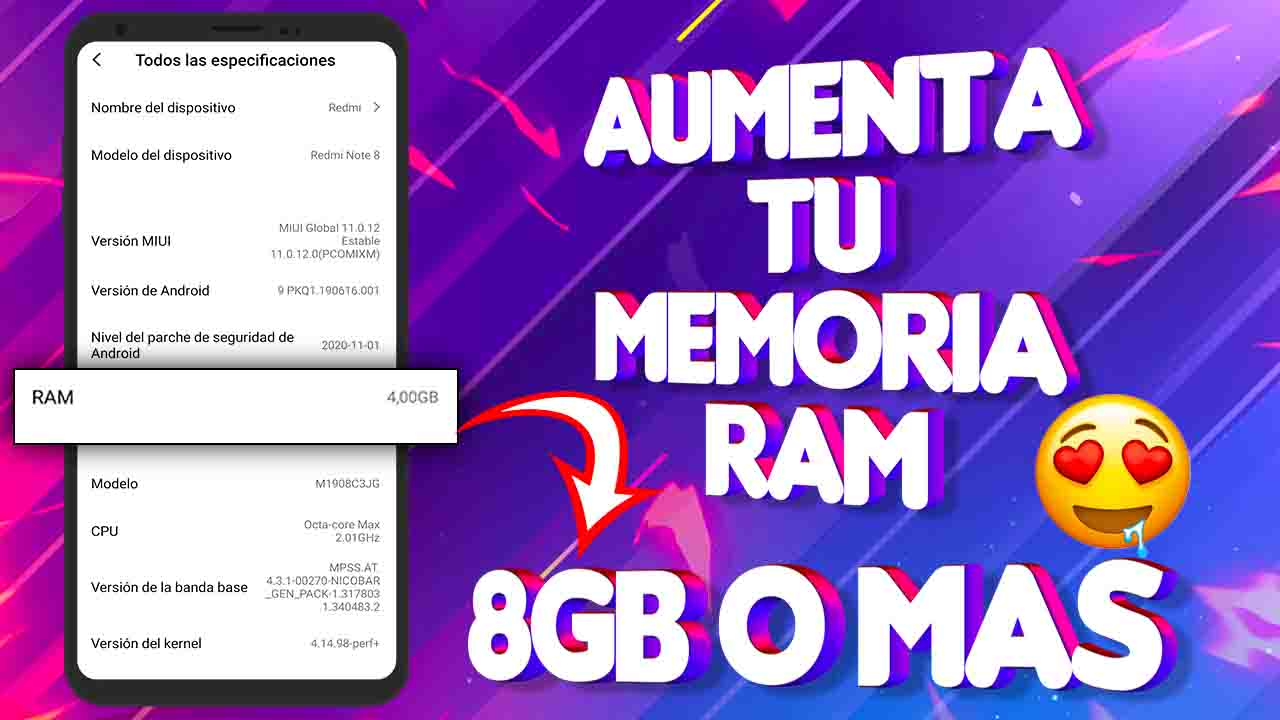 Aumentar la ram de mi celular