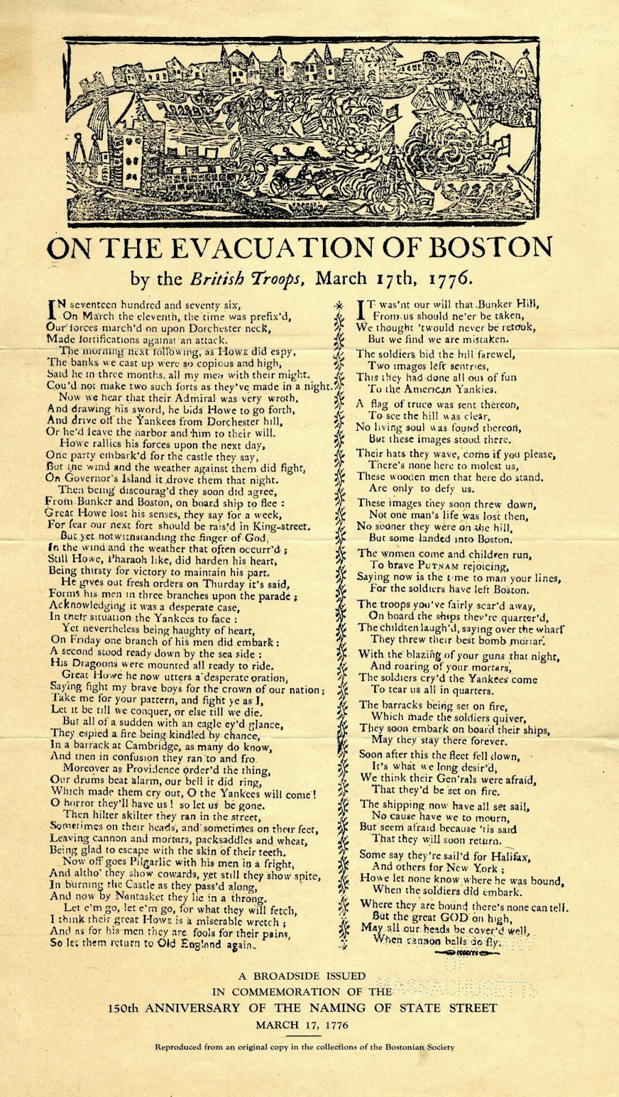 Building evacuation State Library of Massachusetts: Remembering Evacuation Day
