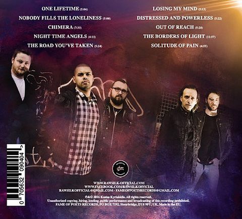 RAW SILK - The Borders Of Light [CD Edition +1] (2017) back