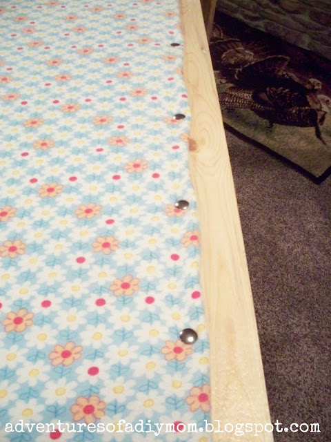 attaching the blanket to quilt frames