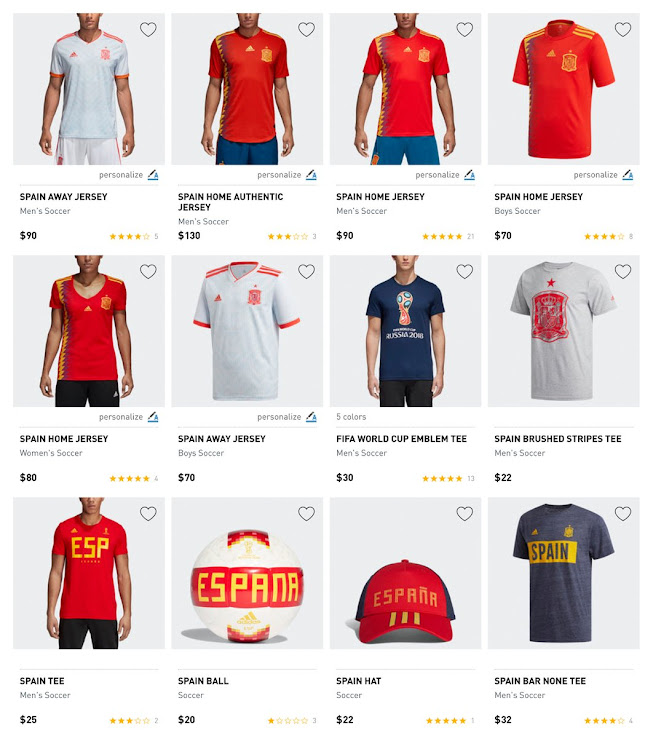 Knockout Sale - Adidas Discounts Eliminated & Spain 2018 Cup Team - Footy Headlines