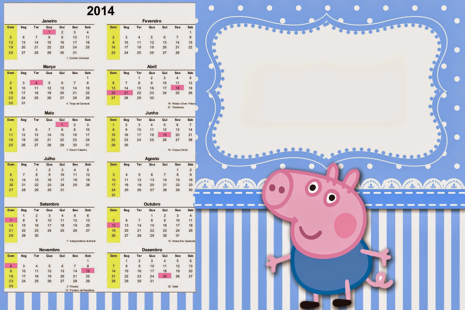 George Pig Free Party Printables And Images Oh My Fiesta In English George Pig Free Party Printables And Images Oh My Fiesta In English