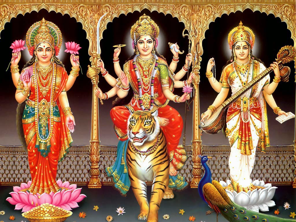 Goddess Durga Devi Lakshmi Saraswati wallpapers Images HD Pictures ...