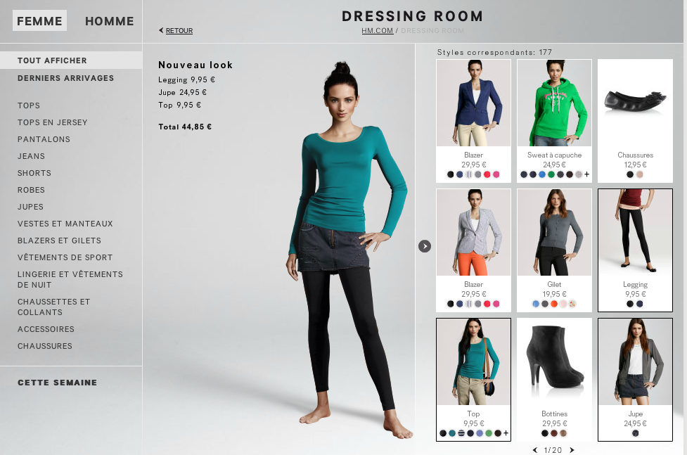 Après voici les Mannequins en 3D par H & M DIRECTEUR