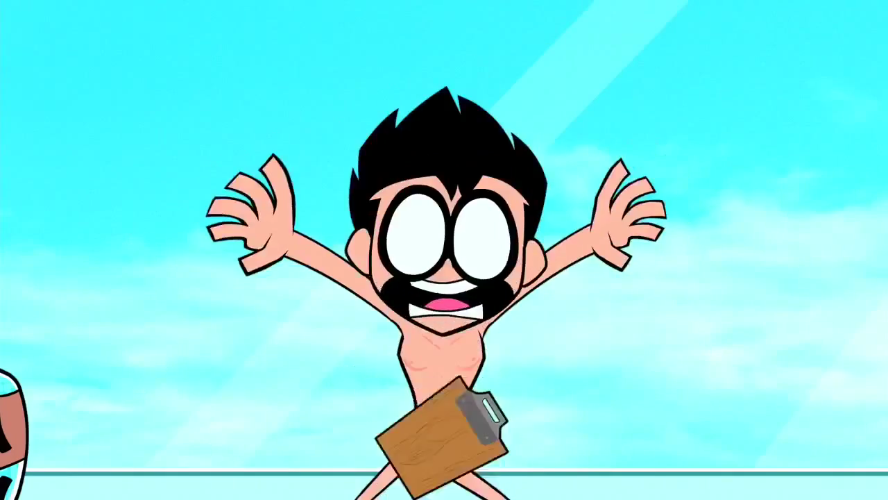 Shirtless Drawn Cartoon Boys & Men Naked Robin