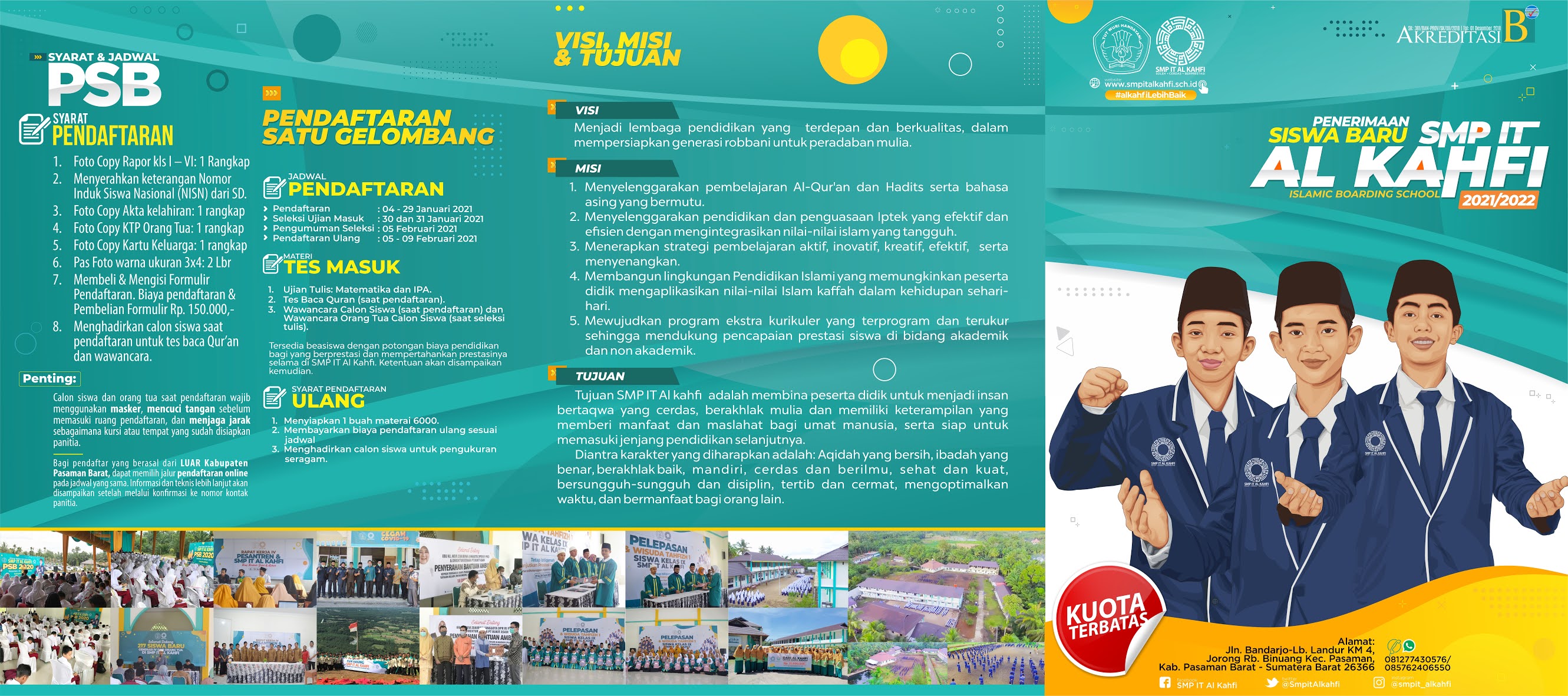 PSB SMP IT Al Kahfi 2021 Kapan Dibuka? Berikut Informasi