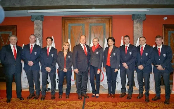 Monaco Olympic Team for the Sotchi Game presentation