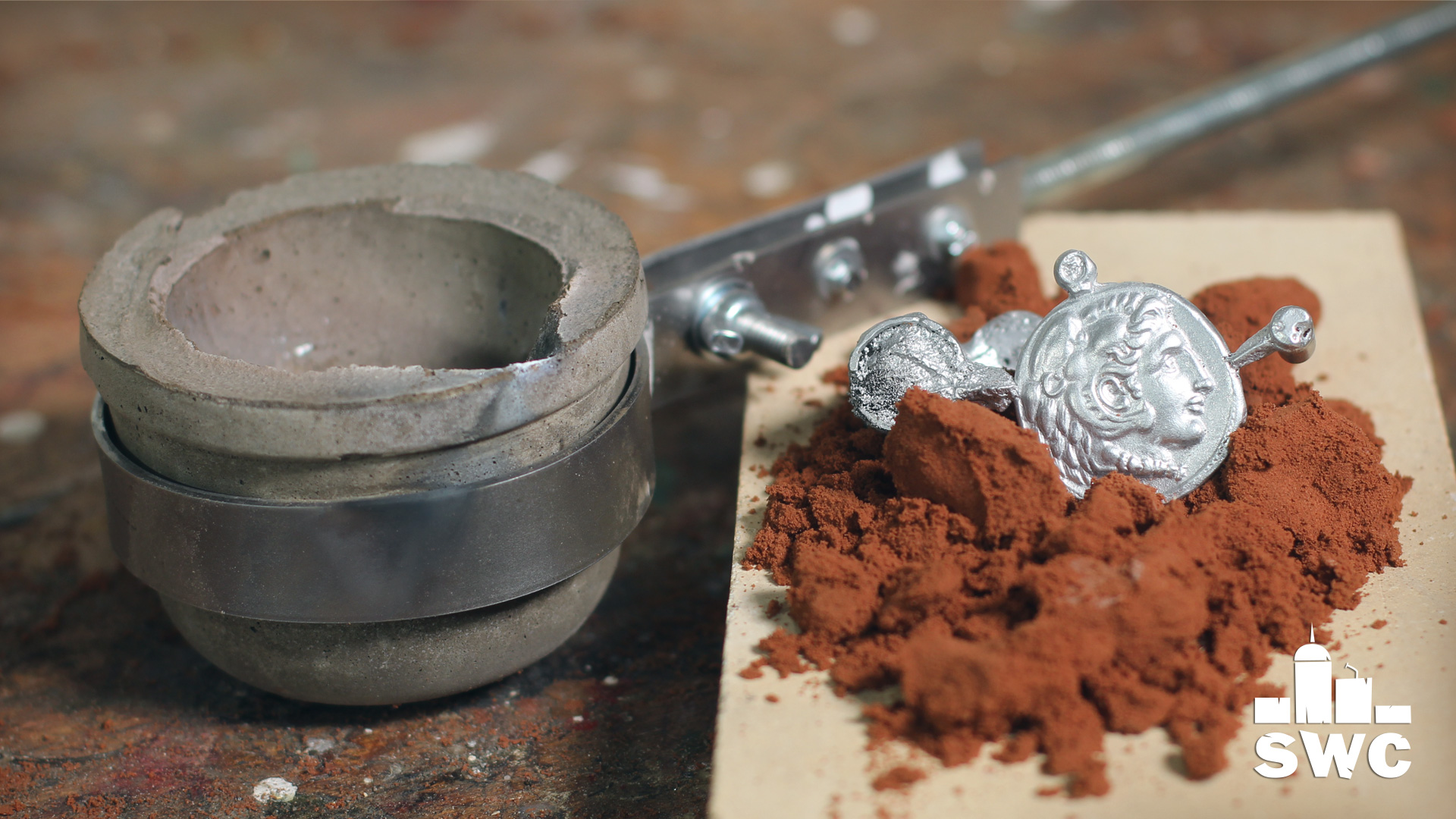 scrap wood city: Introduction to DIY metal casting in sand molds - How to