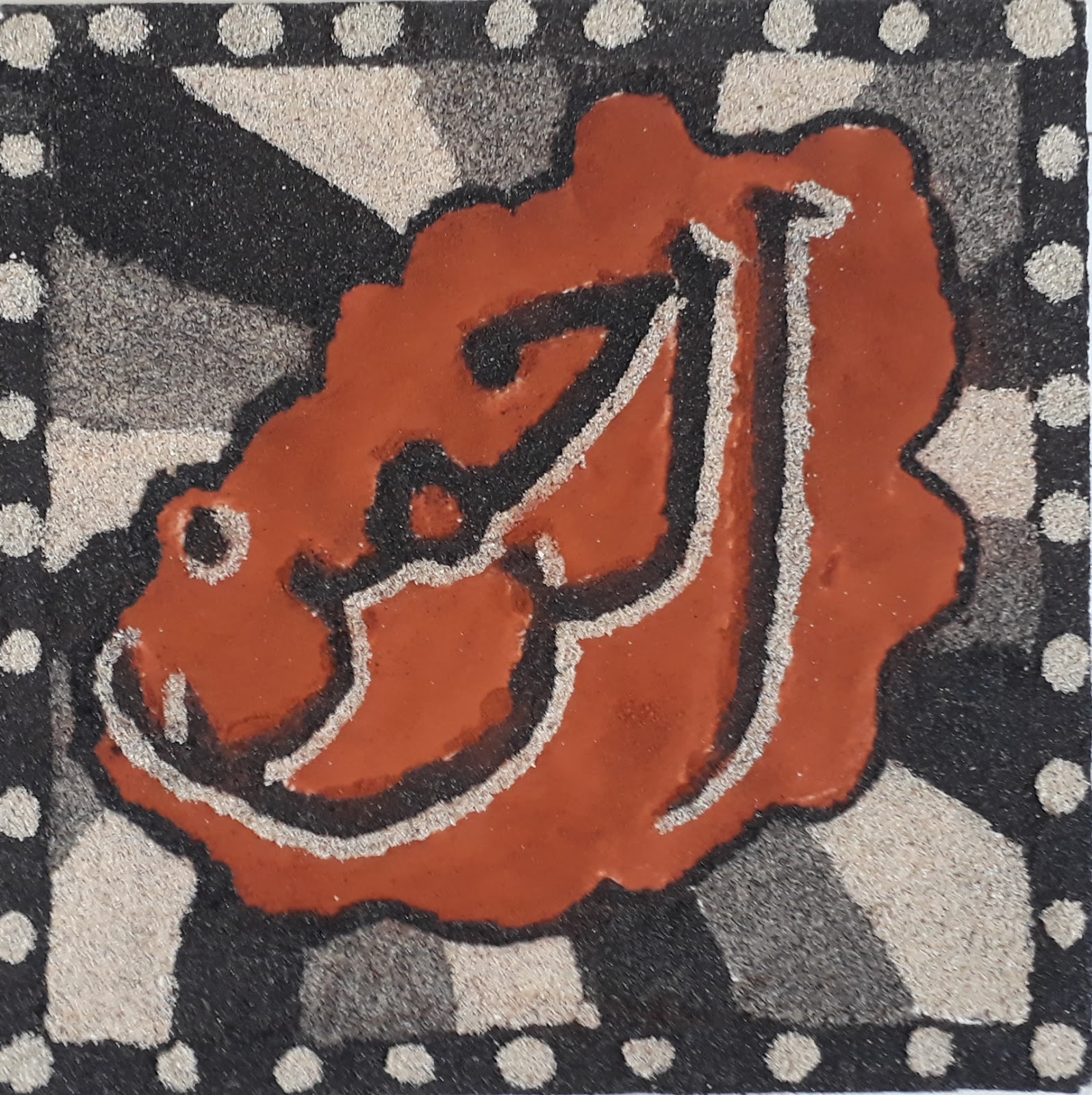 Lukisan Pasir On Kanvas Contoh Dan Cara Pembuatannya Seni Rupa