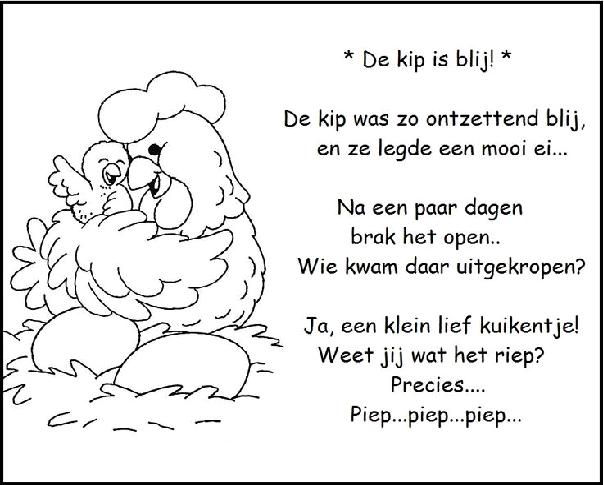 De muisjes (2de kleuterklas): De kip en het ei