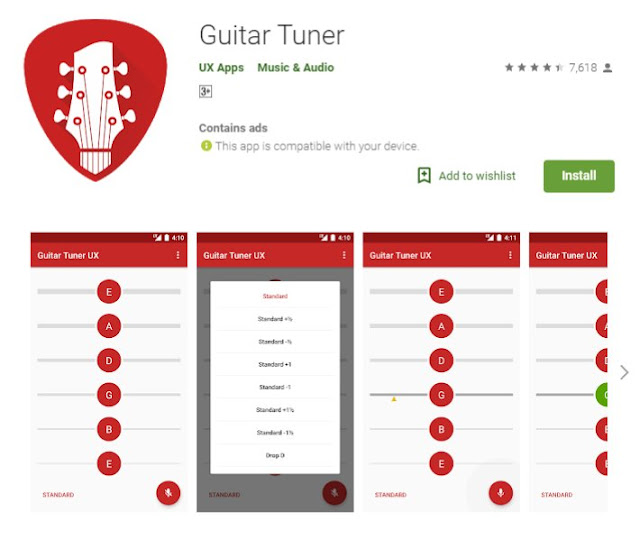 Top 10 Best Free Guitar Tuner Apps for Android Phone | Guitar Tuner Apps Download