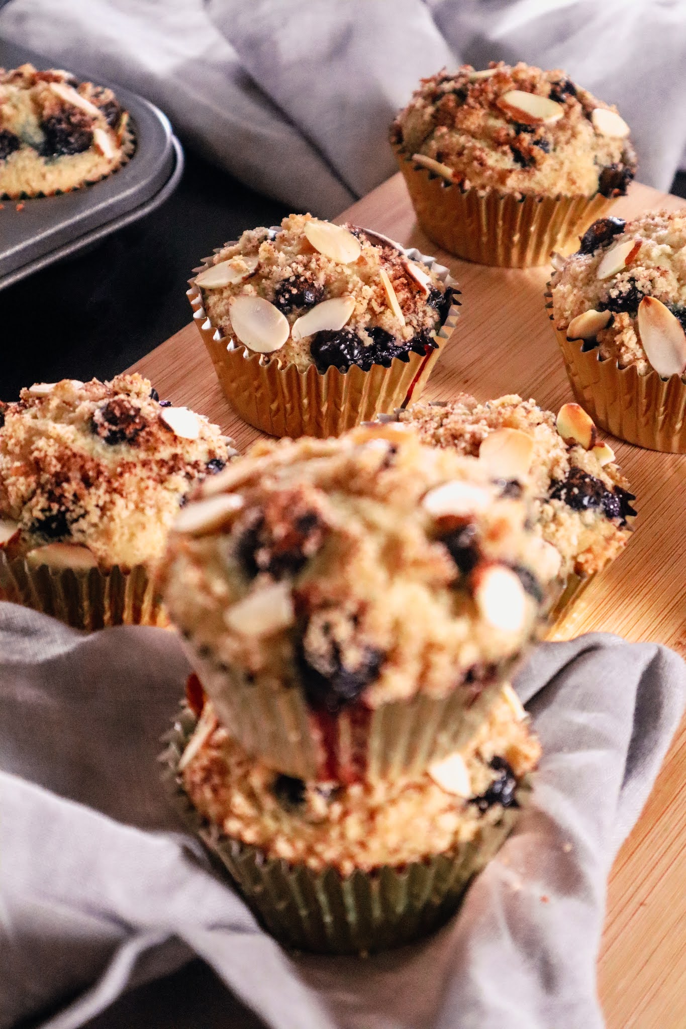 Easy Vegan Blueberry Muffins - Ecomomical