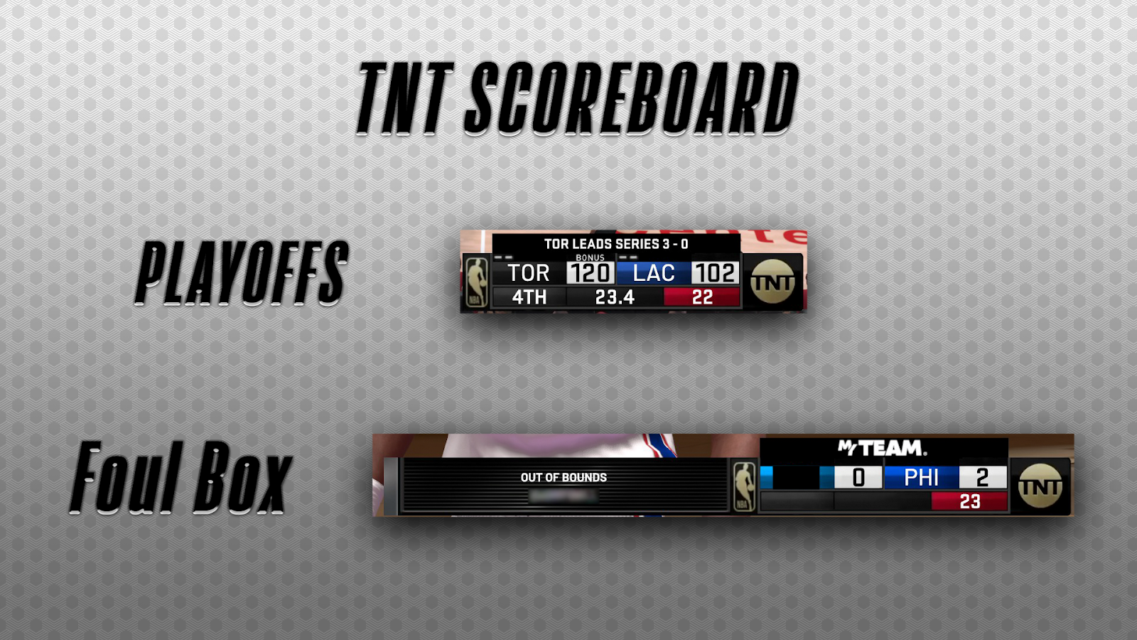 Complete Scoreboard Pack ESPN / TNT / NBC / SNF / by Karinge FOR 2K21