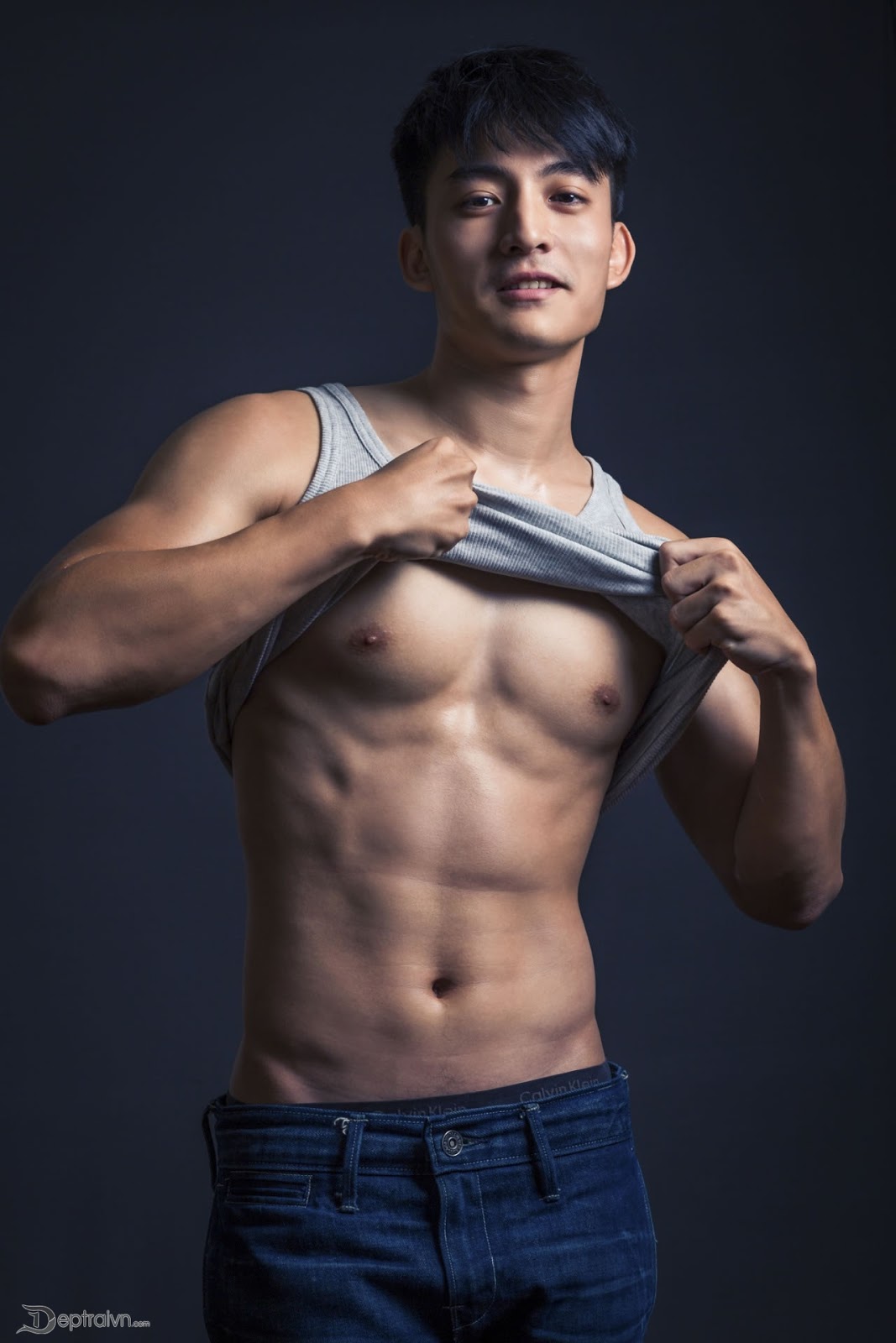 Asian male model.