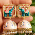 Meenakari earrings